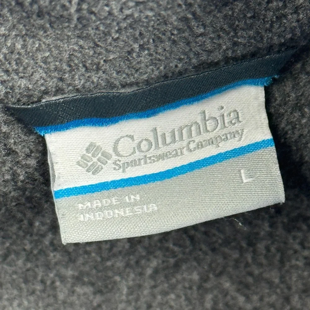 Columbia Jacket Men Large Blue Gray Steens Mountain Full Zip 2.0  Fleece Outdoor